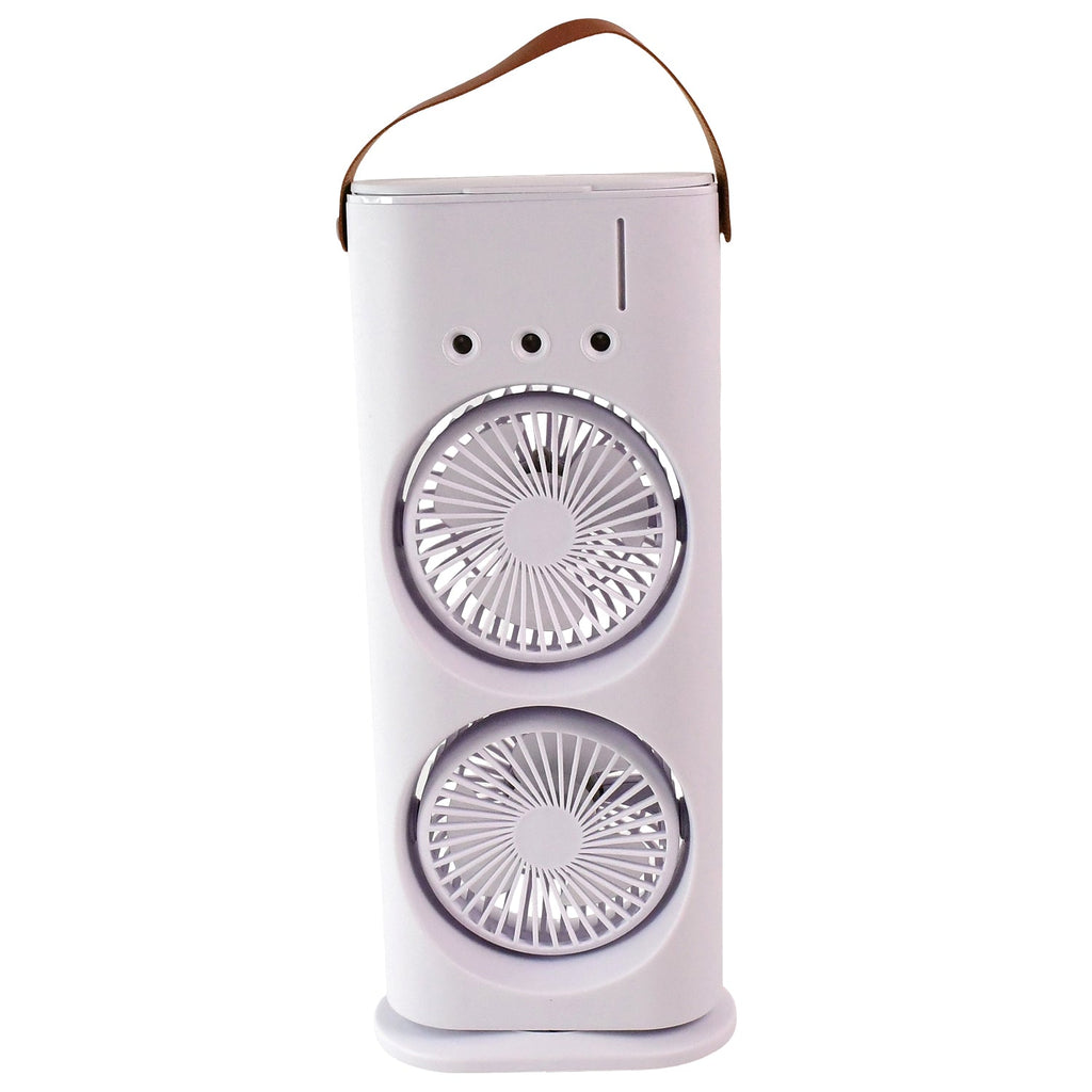 Electric Fan Desktop Double-head Powerful Air Cooler (1 Pc With Remote)